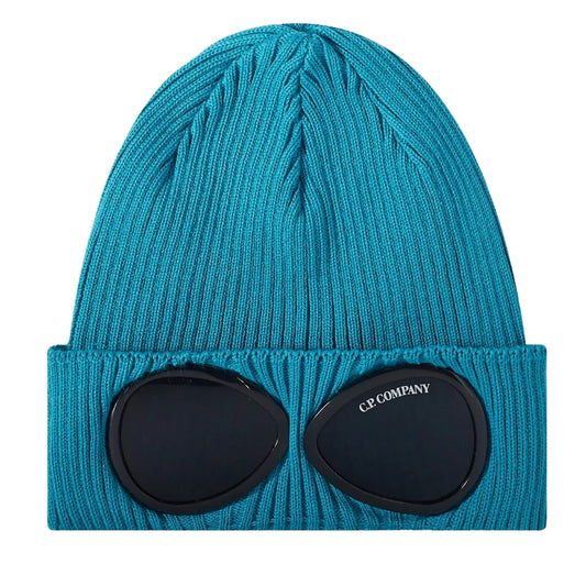 C.P. Company Tile Blue Beanie