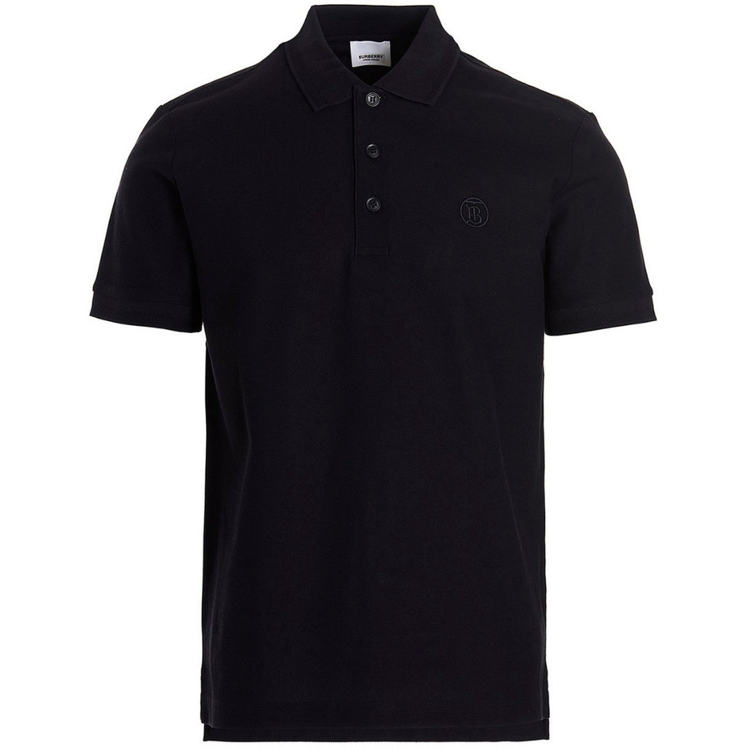 Burberry Mens TB Eddie Polo Shirt Coal Blue