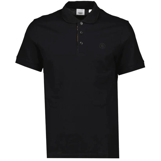 Burberry Mens TB Eddie Polo Shirt Black