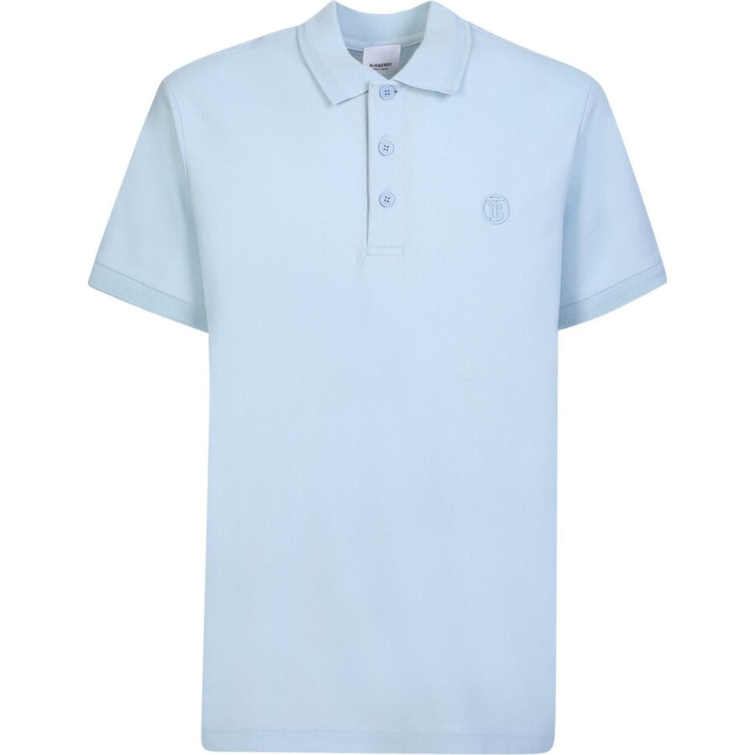 Burberry Mens TB Eddie Polo Shirt
 Sky Blue