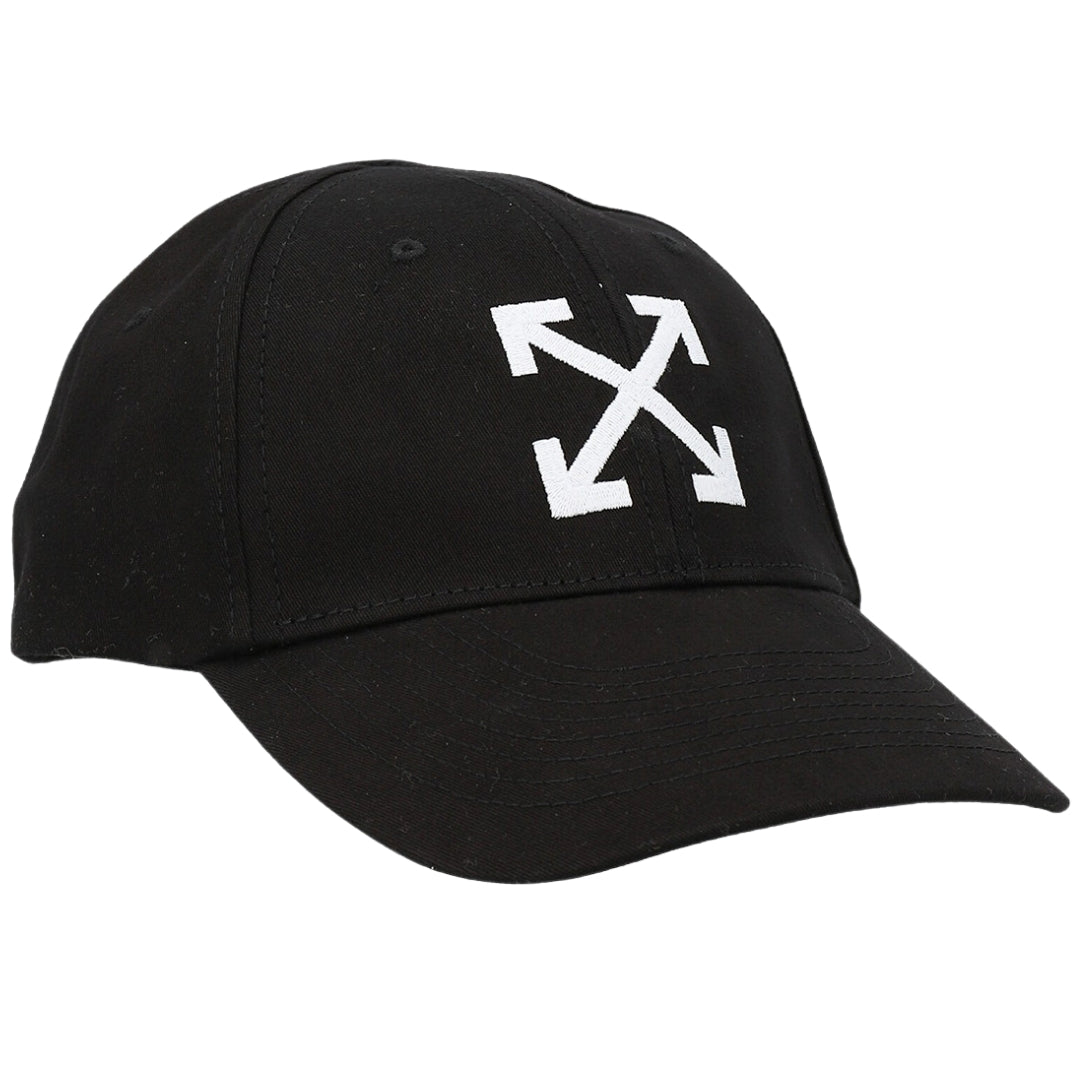 Off-White Mens Arrow Baseball Cap Black