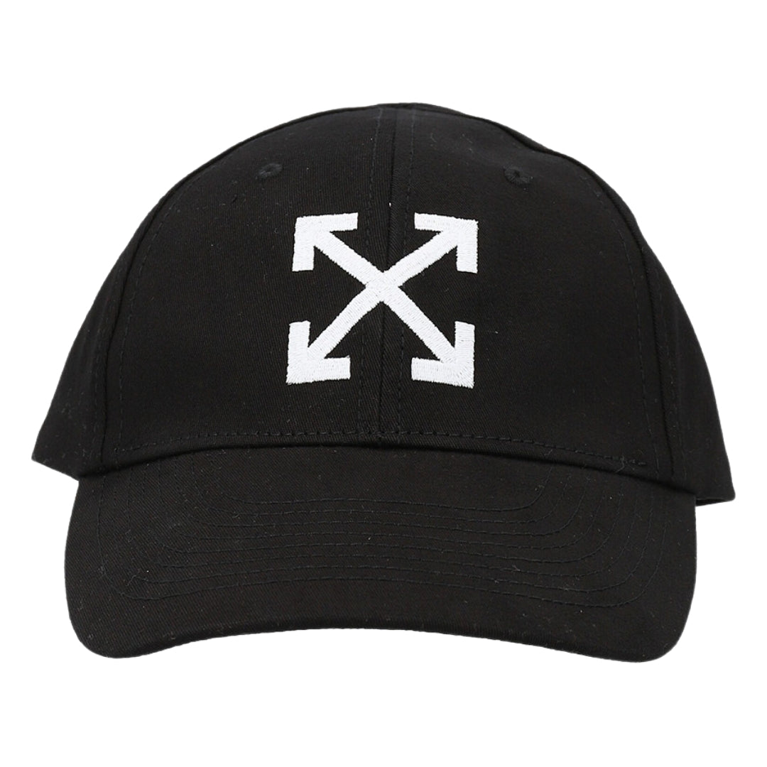 Off-White Mens Arrow Baseball Cap Black