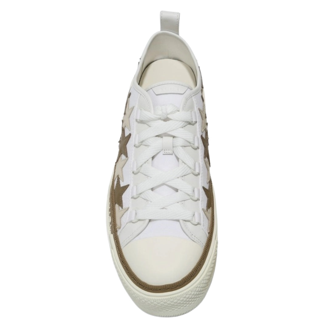 Amiri Mens Stars Court  Low Trainers White