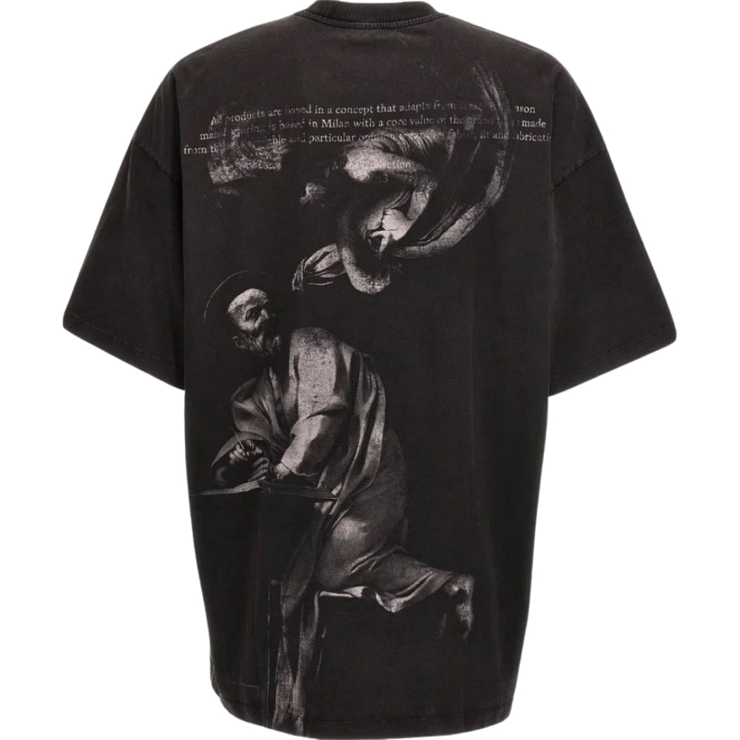 Off-White Bacchus Oversized Fit Black T-Shirt