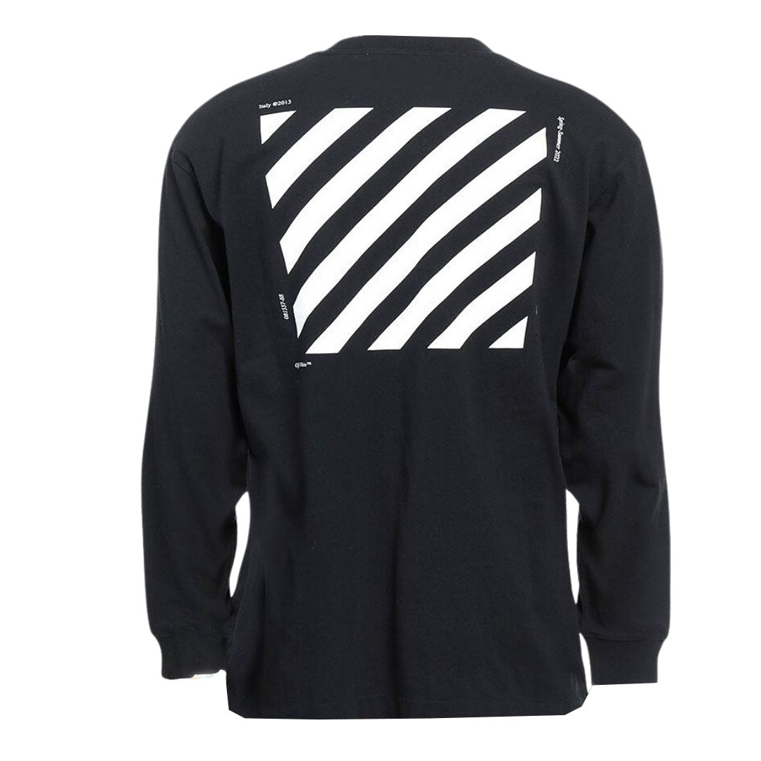 Off-White Diag Skate Pocket Long Sleeve Black T-Shirt