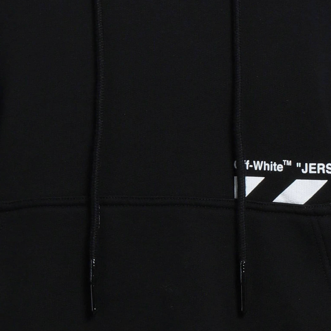 Off-White Pocket Skate Logo Black Hoodie