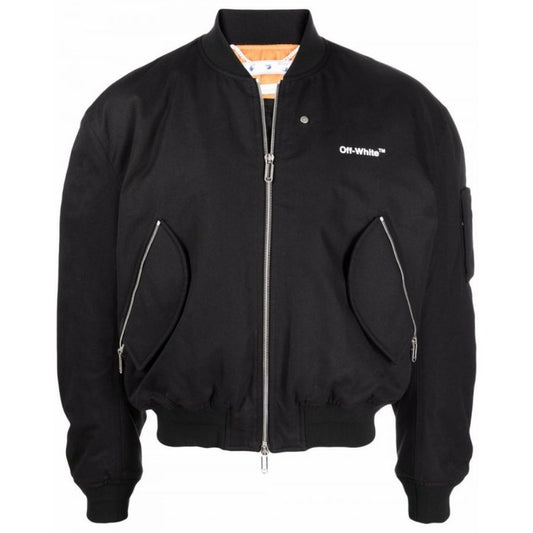 Off-White Diag Tab Black Bomber Jacket