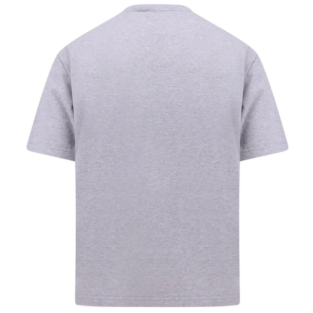 Palm Angels Men’s Plain Gothic Logo Slim Fit Grey T-Shirt